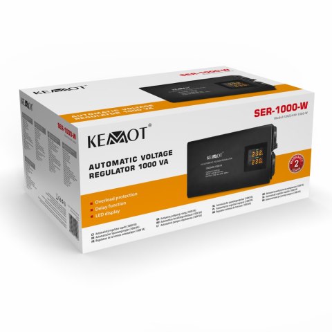 Automatyczny stabilizator napięcia KEMOT SER-1000-W , precyzja 8%