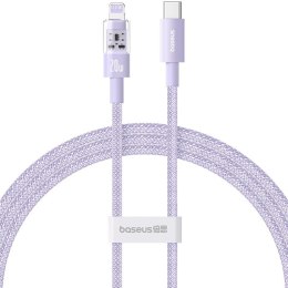 Kabel Baseus Gem USB C-IP 20W 1m (fioletowy)