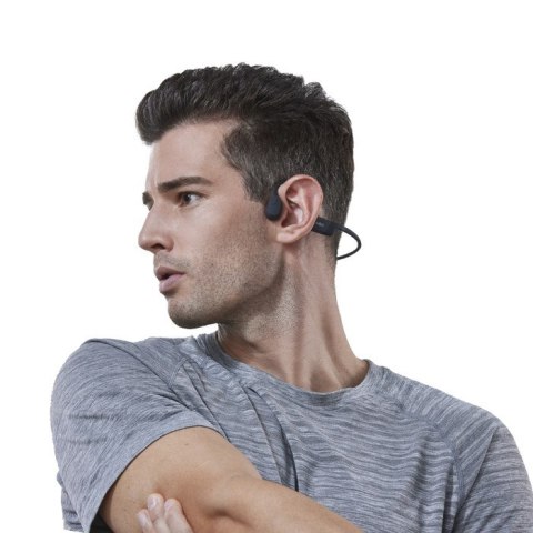 Słuchawki bezprzewodowe kostne Shokz OpenRun USB-C czarne