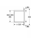 Bosch | Kuchenka mikrofalowa | BFL523MB3 | Do zabudowy | 800 W | Czarna | USZKODZONE OPAKOWANIE