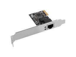 Karta sieciowa Lanberg 1Gb PCI-E 1x RJ45 RTL8111C + śledź low profile