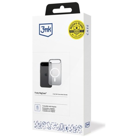 Etui 3MK Frosty MagCase do Apple iPhone 17 Air biały