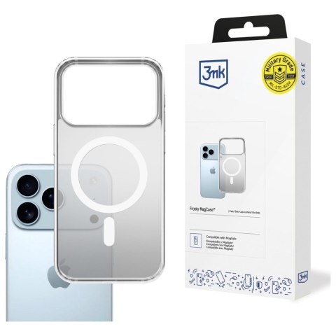 Etui 3MK Frosty MagCase do Apple iPhone 17 Pro Max biały