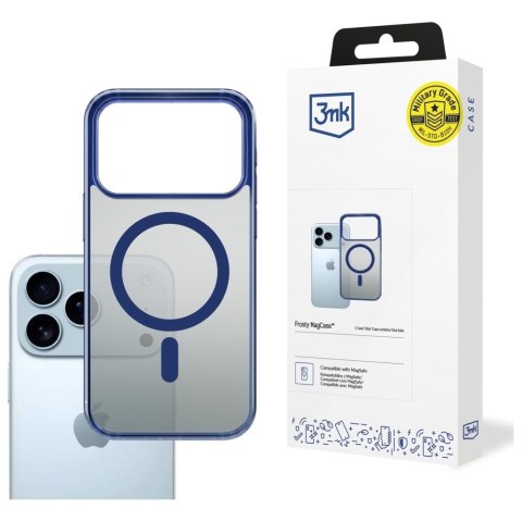 Etui 3MK Frosty MagCase do Apple iPhone 17 Pro Max niebieski
