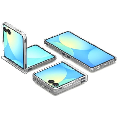 Etui Spigen Ultra Hybrid Pro Mag MagSafe do Samsung Galaxy Z Flip7 przezroczysty