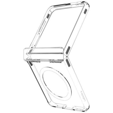 Etui Spigen Ultra Hybrid Pro Mag MagSafe do Samsung Galaxy Z Flip7 przezroczysty
