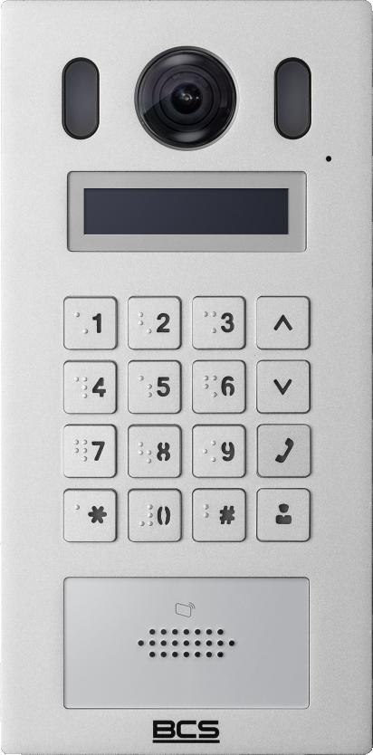 Panel zewnętrzny IP wielorodzinny z kamerą BCS-PAN9211S-S