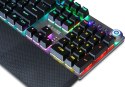 KLAWIATURA I-BOX AURORA K-6 RGB, MECHANICZNA, RED SWITCH, LOW PROFILE GAMING