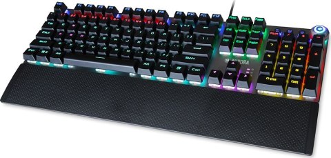 KLAWIATURA I-BOX AURORA K-6 RGB, MECHANICZNA, RED SWITCH, LOW PROFILE GAMING
