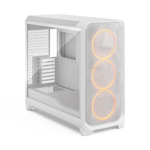 Fractal Design Meshify 3 XL | White RGB TG Clear Tint | Mid-Tower | Power supply included No | ATX