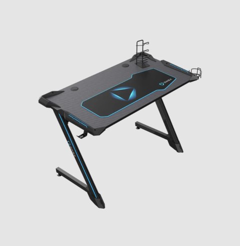 Onex | Biurko gamingowe RGB z uchwytem na kubek, haczykiem na zestaw słuchawkowy, uchwytem na gamepada, 114 cm (szer.) | GD1200Z