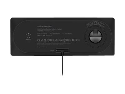 Podkładka ładująca Belkin BOOST CHARGE PRO MagSafe 3 w 1 z zasilaczem (zasilacz EU w zestawie)