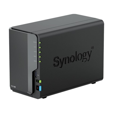 Synology DiskStation | DS225+ | Intel Celeron | J4125 | 2 GB | DDR4 | Czarny