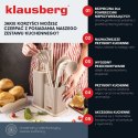 ZESTAW NOŻY I PRZYBORÓW KUCHENNYCH Z DESKĄ W STOJAKU KLAUSBERG KB-7935