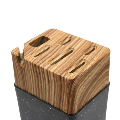 ZESTAW NOŻY KUCHENNYCH W STOJAKU Z OSTRZAŁKĄ 3784