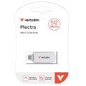 Verbatim USB flash disk, USB C, 512GB, Plectra, biały, 30231, USB C