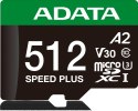 Adata Karta pamięci microSD Speed Plus 512GB UHS1 U3 V30 A2 180/160 MB/s