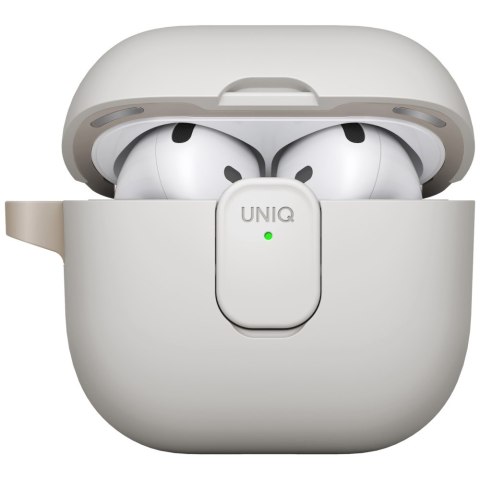 Etui UNIQ Clyde do AirPods 4 Lock Case beżowy