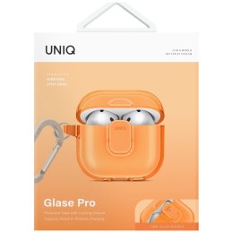 Etui UNIQ Glase Pro do AirPods 4 Lock Case pomarańczowy