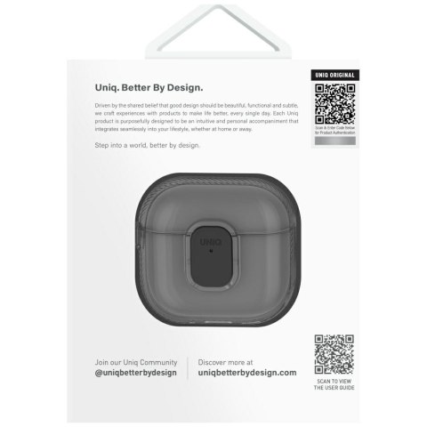 Etui UNIQ Glase Pro do AirPods 4 Lock Case żółty