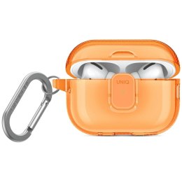 Etui UNIQ Glase Pro do AirPods Pro 2 Lock Case pomarańczowy