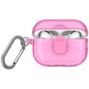 Etui UNIQ Glase Pro do AirPods Pro 2 Lock Case różowy
