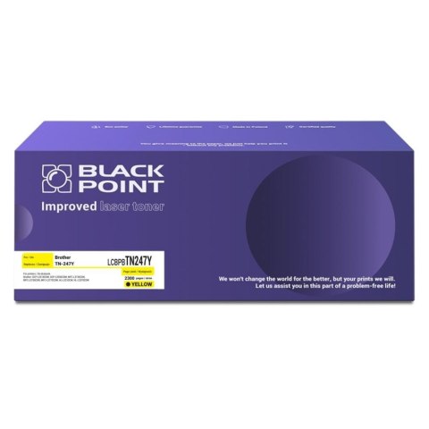 Toner Black Point do Brother (TN-247Y) Yellow 2300 str. z chipem