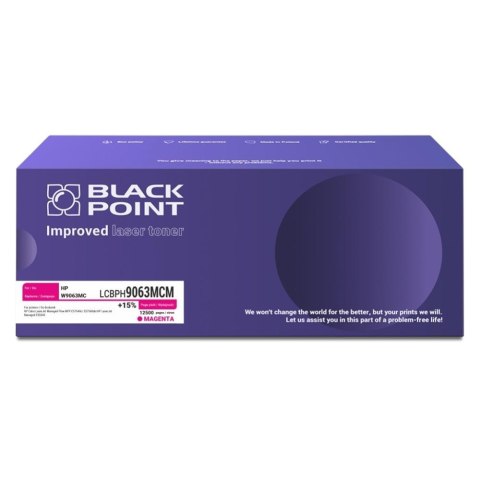 Toner Black Point do HP (W9063MCM) Magenta 12500 str. z chipem