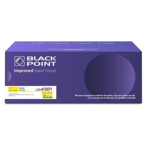 Toner Black Point do Hp (CF412X) Yellow 5000 str. z chipem