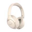 Bezprzewodowe słuchawki nauszne z ANC , Kruger&Matz F8A , beżowe