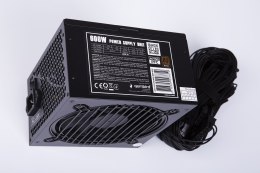 GEMBIRD ZASILACZ KOMPUTEROWY PSU80P-BBP-600 80+BRONZE ATX, 600W, AKTYWNE PFC, 12CM WENTYLATOR