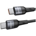 Kabel USAMS SJ759 U89 100W Fast Charging z masażerem czarny