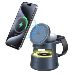 Stacja ładująca 4smarts Aura Sound Qi2 szary