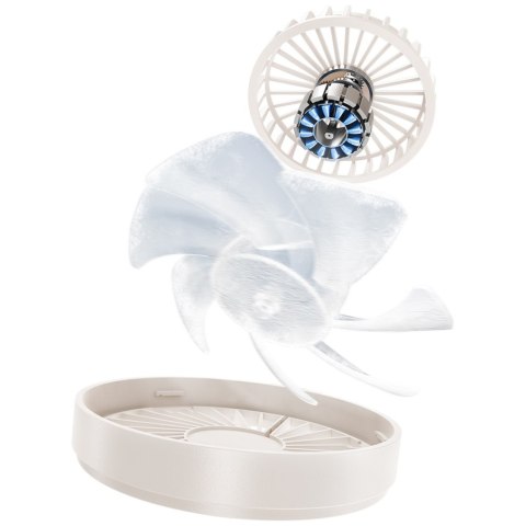 Wiatrak ręczny USAMS LiFE LU02 biały