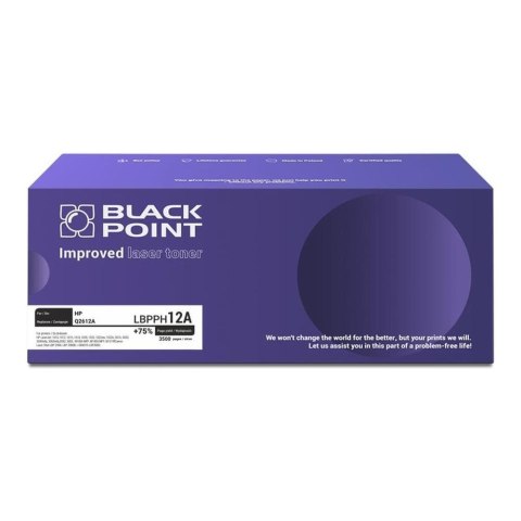 Toner Black Point do HP (Q2612A) Black 3500 str. z chipem