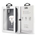 Karl Lagerfeld KLHCI65DLHBK iPhone XsMax czarny/black Iconic Glitter Karl`s Head