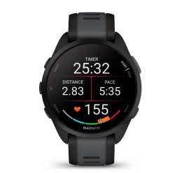 Zegarek sportowy Garmin Forerunner 165 AMOLED 43mm Czarny
