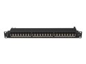 LANBERG PATCH PANEL 19" 24 PORT 1U KAT.7 FTP CZARNY PPS7-1024-B