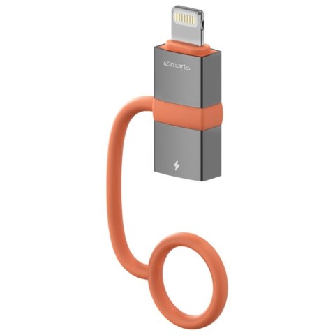 Adapter 4smarts USB-C do Lightning PD 27W szary 2szt