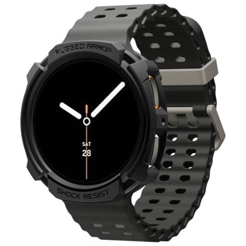 Etui Spigen Rugged Armor do Samsung Galaxy Watch 8 40mm czarny