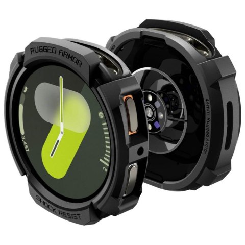 Etui Spigen Rugged Armor do Samsung Galaxy Watch 8 44mm czarny