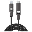 Kabel 4smarts ComboCord USB4 HDMI 240W 1.5m czarny