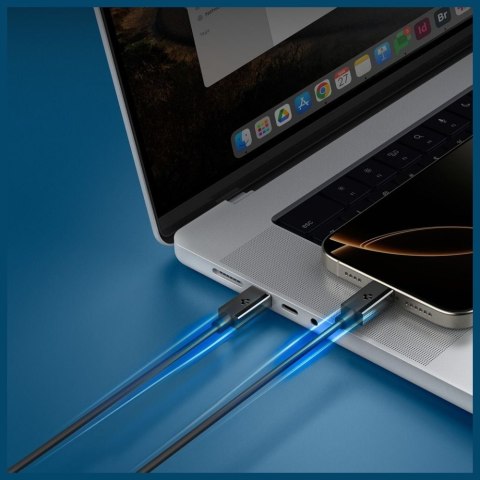 Kabel Spigen EB6020CC Essential USB-C 60W 2m czarny