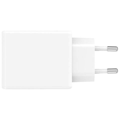 Ładowarka sieciowa 4smarts PDPlug Slim Dual 65W GaN 2xUSB-C biały