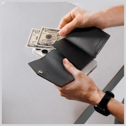 Magnetyczny portfel Spigen Valentinus Pro MagSafe czarny