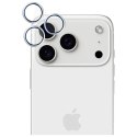 Ochrona na obiektyw aparatu 3MK HARDY Lens Protection Pro do Apple iPhone 17 Pro /17 Pro Max srebrny