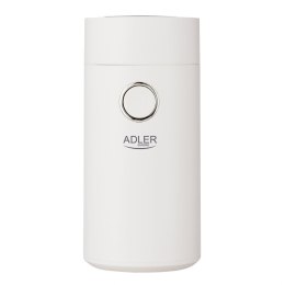 Adler | AD 4446ws | Młynek do kawy | 150 W | Pojemność ziaren kawy 75 g | Liczba filiżanek szt. | Biały