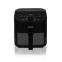 Frytkownica beztłuszczowa Zeegma Knapper Chef 6.5l 1600W czarna