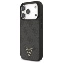 Etui Guess 4G Strap Triangle Logo MagSafe do iPhone 17 Pro czarny