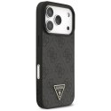 Etui Guess 4G Strap Triangle Logo MagSafe do iPhone 17 Pro czarny
